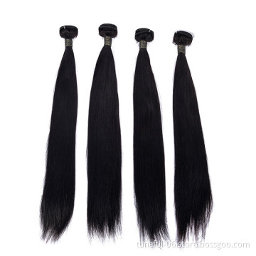 Tuneful 100%factory price brazilian remy human hair 100grams straight style 8A from8inch to 30inch for black women